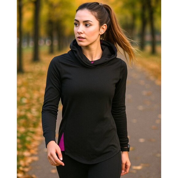Marc New York Tops - Andrew Marc New York Hoodie Shirt Activewear Athletic Top Long-sleeve Thumb-hole